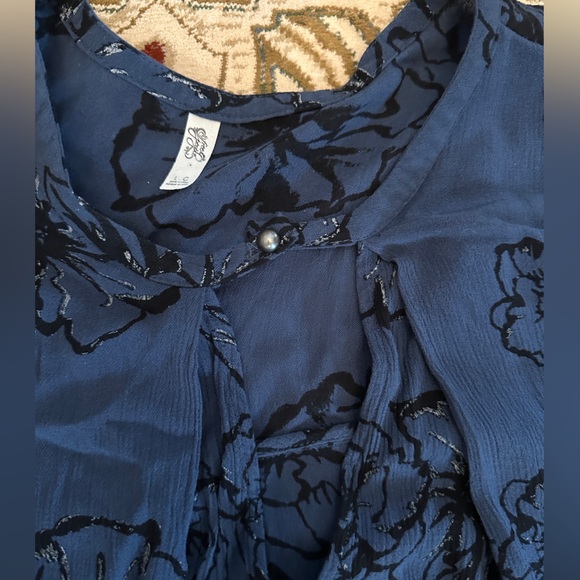 Free People Blue Floral Dress - Picture 4 of 7